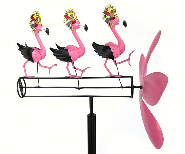 Gift Essentials Dancing Flamingo Whirligig - Thumbnail 2