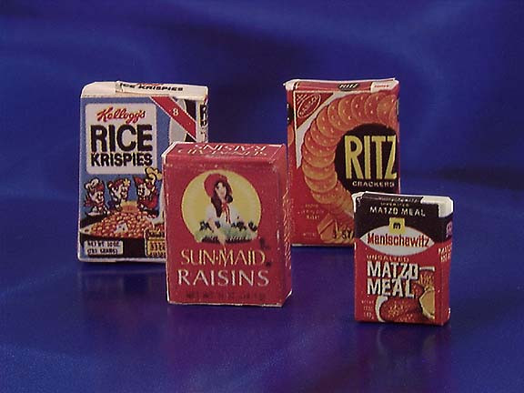 1 Inch Food INTERNATIONAL 1 Inch Scale Miniature FOOD BOXES (65020) 731851650204