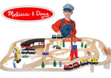 TRAINS - Wooden Railway - Melissa & Doug