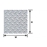 ALL SCALES Diamond Plate (plastic patterned sheet)