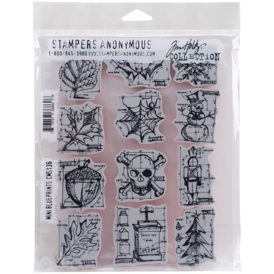 Buy the Stampers Anonymous - Tim Holtz Cling Stamps 7