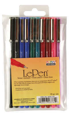 Marvy LePen Flex Brush Tip Pen Set (48006A)