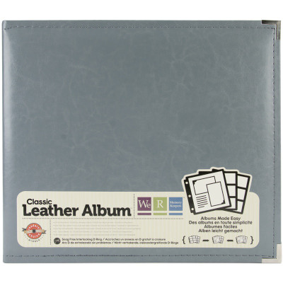 We R Classic Leather D-Ring Album 12X12-Gold