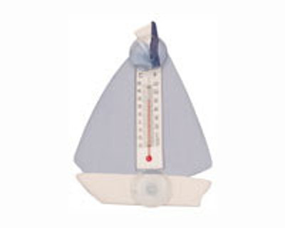 Songbird Essentials SE2178403 Blue Anchor Small Window Thermometer