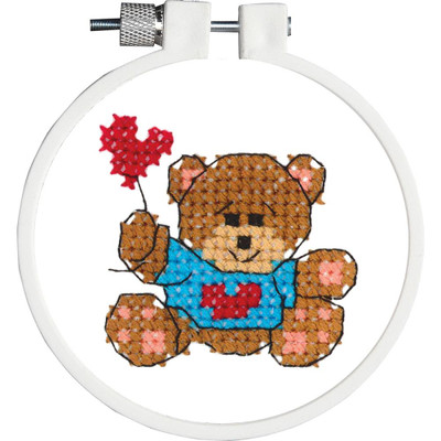 Janlynn® Kid Stitch Sleepy Puppy Stamped Cross Stitch Kit