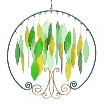 Fair Trade Wind Chimes, Metal Pinecone Wind Chime