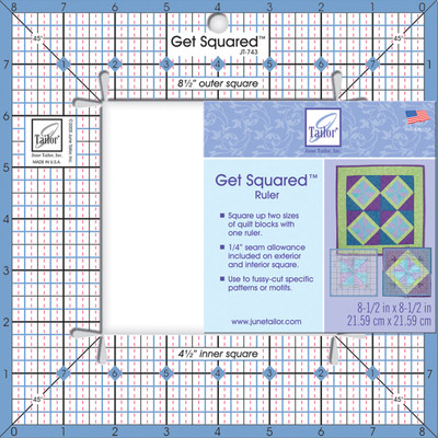 June Tailor® Perfect Half-Square & Quarter Square Triangles Ruler
