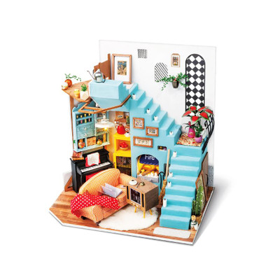 Hands Craft DG108 DIY 3d Wooden Miniature Dollhouse Build Your Own Crafting KI for sale online 