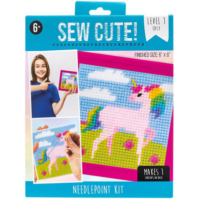 Great deals on American Crafts - Sew Cute! Dog Needlepoint Kit - 6X6  Stitched In Yarn (59337)
