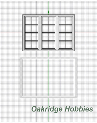 Great deals on Oakridge Minis - 15-Lite Double French Doors with Frame and  Trim - 3' x 7' Scale Size - 1 Scale 1:12 Model Miniature - 1032-12