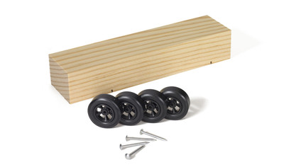 Multipack of 6 - Pine Car Derby Weights 1oz-Adjustable Stick-On