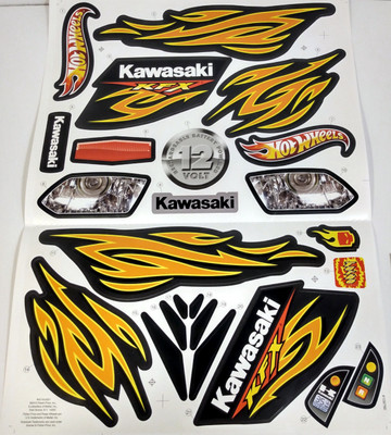 Power Wheels Bcg69 Jake Lil Quad Decal Label Sheet Genuine Fisher for sale online 