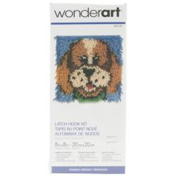 CARON - Wonderart Latch Hook Kit 8"X8" (426136C) 057355369238
