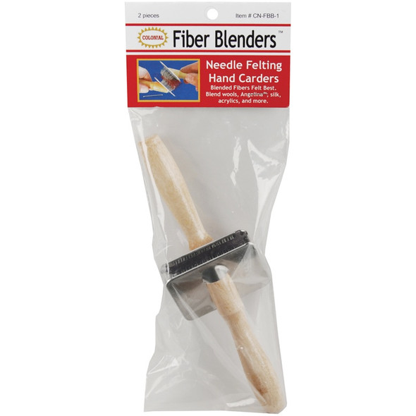 COLONIAL NEEDLE - Fiber Blender Tools 2/Pkg - (Cnfbb1) 091955012712