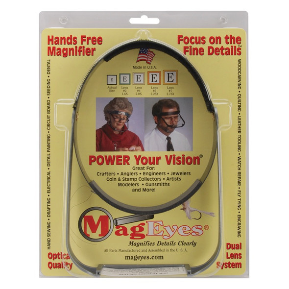 MAG EYES - Mageyes Magnifier-Full Circle/Double Hi - Black (5360572) 605920050700