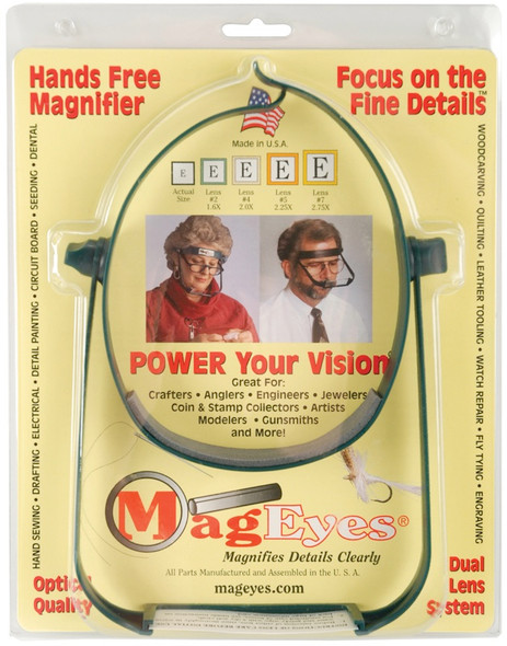 MAG EYES - Mageyes Magnifier-#2 Single Lo - Dark Green (5132502) 605920011602
