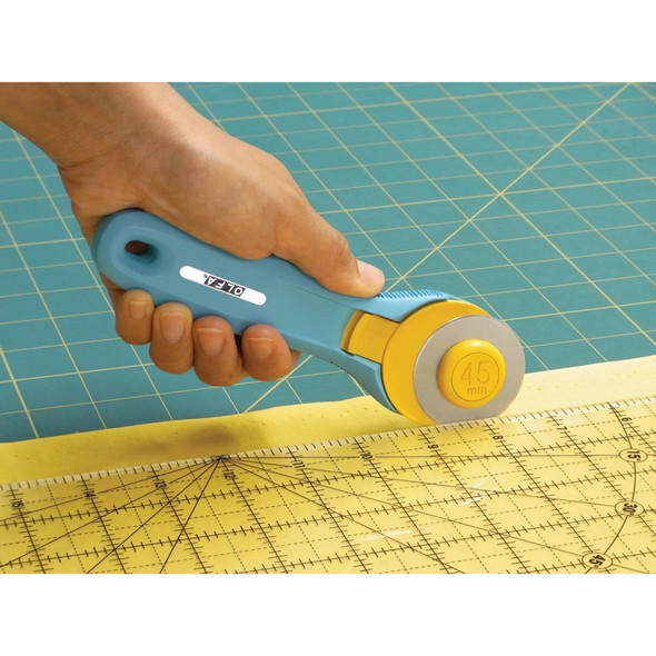 OLFA - Splash Rotary Cutter-Aqua 45mm (RTY-2/C) 091511610833