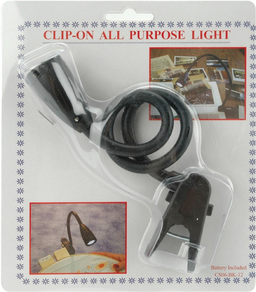 EDMUNDS - Clip-On All-Purpose Light-Black (CS06BK12) 715627106126