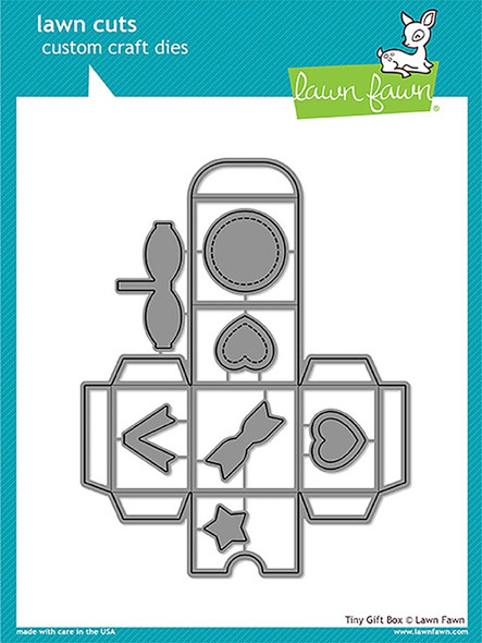 LAWN FAWN - Lawn Cuts Custom Craft Dies-Tiny Gift Box (LF1485) 035292668485