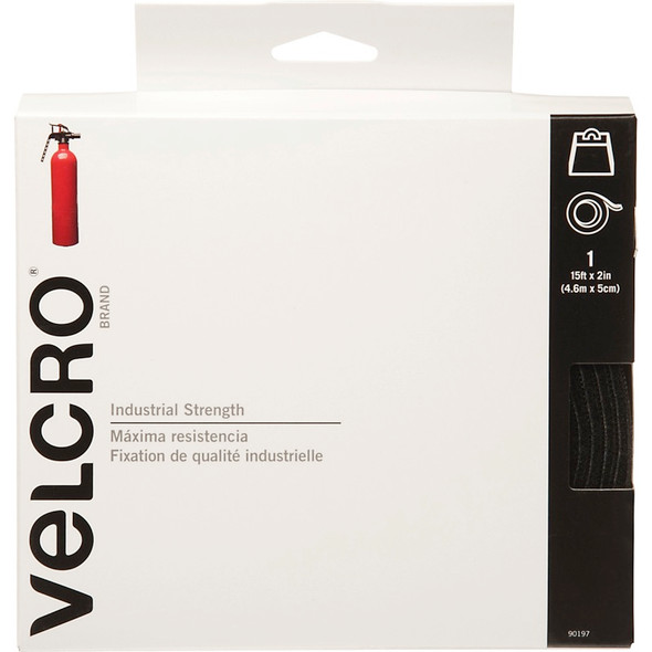 VELCRO BRAND - Industrial Strength Tape 2"X15'-Black (90197) 075967901974