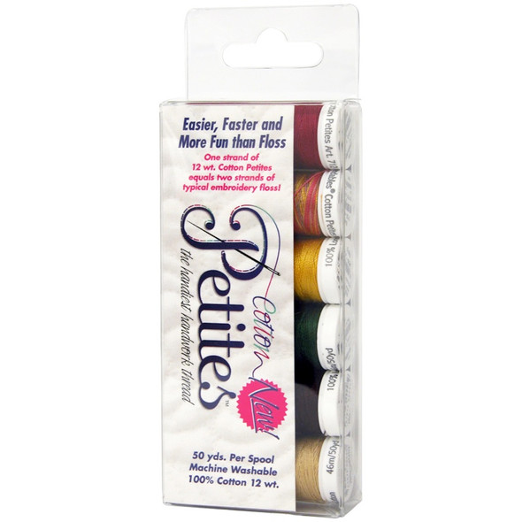 SULKY - Sampler 12wt Cotton Petites 6/Pkg-Autumn Assortment (712-09) 727072001734