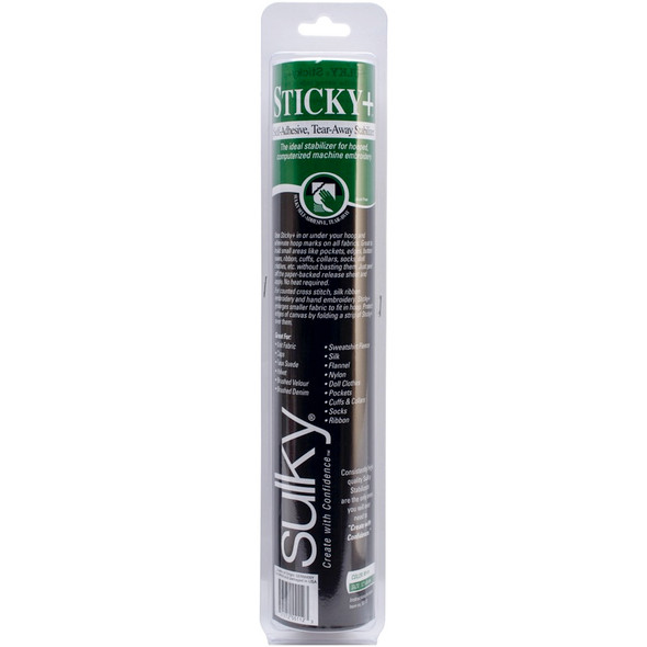 SULKY - Sticky Self-Adhesive Tear-Away Stabilizer Roll-12"X6yd (551-12) 727072551123