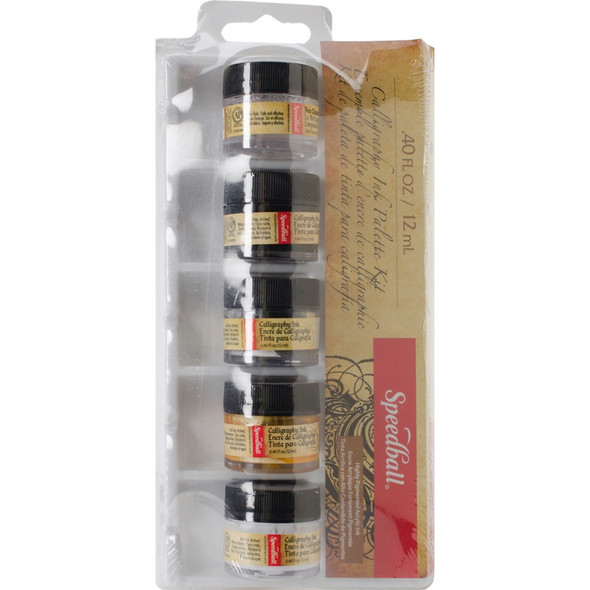 SPEEDBALL ART - Calligraphy Ink Palette Kit - (SB3133) 651032031335