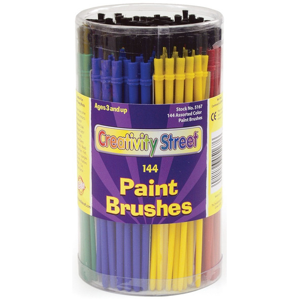 CREATIVITY STREET - Paintbrush Canister-144/Pkg (5173) 021196051737