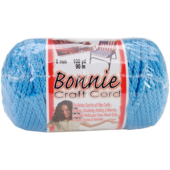 PEPPERELL - Bonnie Macrame Craft Cord 6mmx100yd-Ocean (BB6-100-036) 725879670368