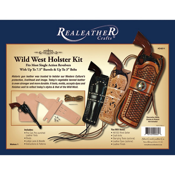 REALEATHER CRAFTS - Wild West Holster Kit - (C4211-00) 870192008616