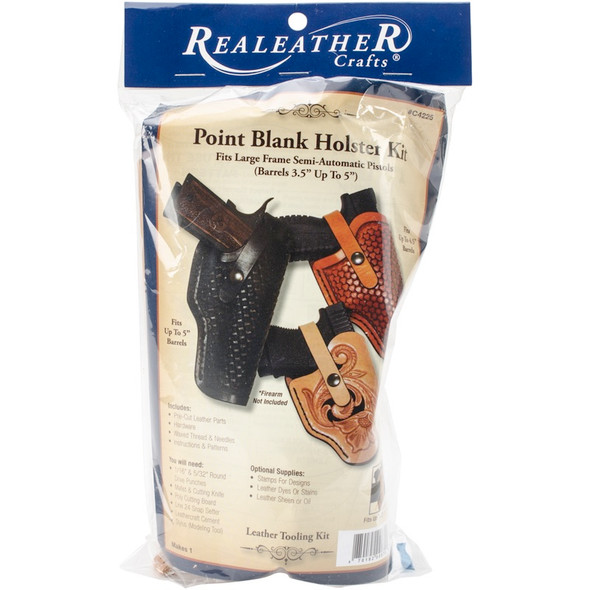 REALEATHER CRAFTS - Leathercraft Kit-Point Blank Holster (C4225-00) 870192008791