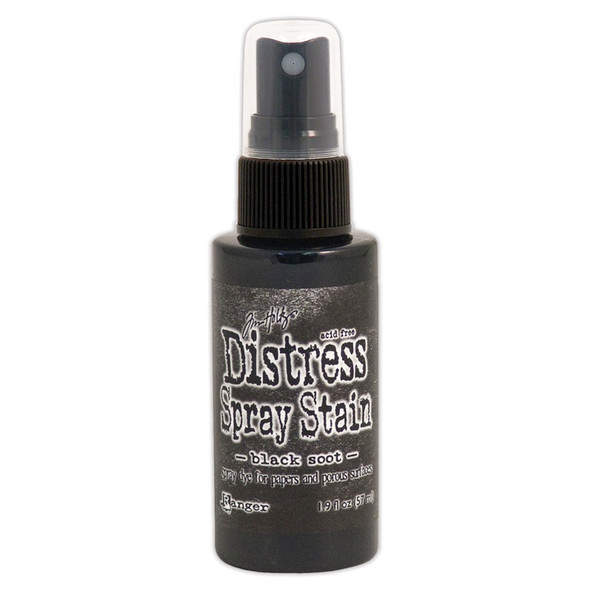 RANGER - Distress Spray Stain 1.9oz-Black Soot (TSS-42167) 789541042167