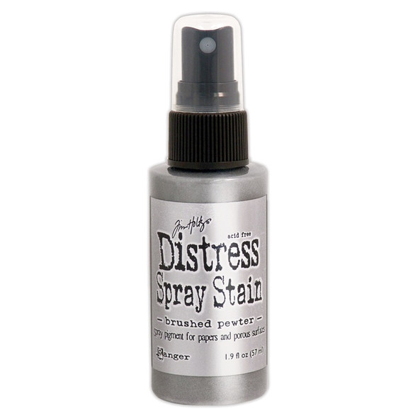 RANGER - Distress Spray Stain 1.9oz-Brushed Pewter (TSS-42198) 789541042198