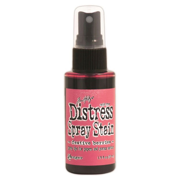 RANGER - Distress Spray Stain 1.9oz-Festive Berries (TSS-42273) 789541042273