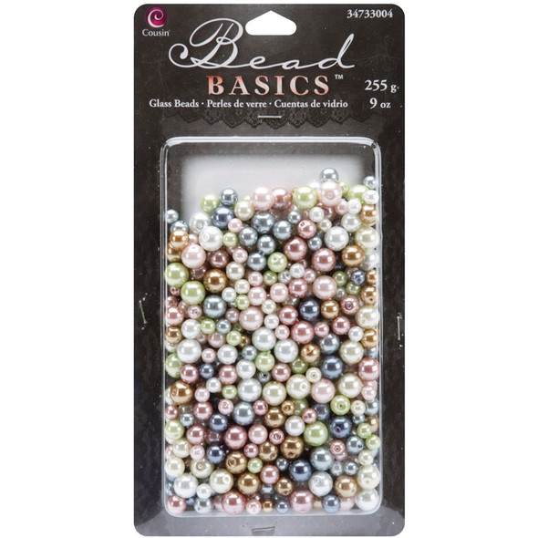 COUSIN - Jewelry Basics Pearl Beads 9oz-Jewel (34733004) 016321082304
