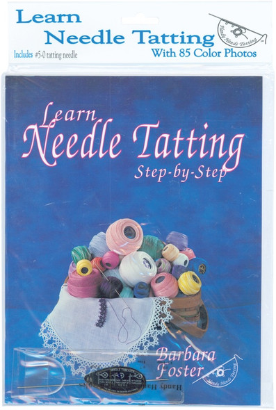 HANDY HANDS - Learn Needle Tatting Step-By-Step Kit-W/#5-0 needle & threader (st5p) 769826462569