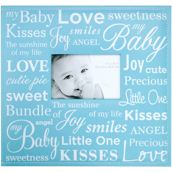 MBI - Expressions Post Bound Album With Window 12"X12"-Baby - Blue (850032) 046909500326