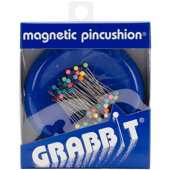 EURO-NOTIONS - Grabbit Magnetic Pincushion With 50 Pins-Blue (1132) 081196001132