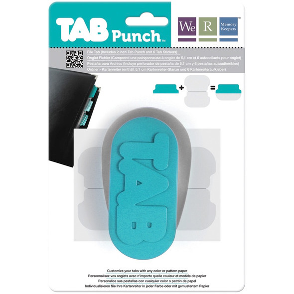 WE R MEMORY KEEPERS - Tab Punch-File, 2" (TABP-71312) 633356713128