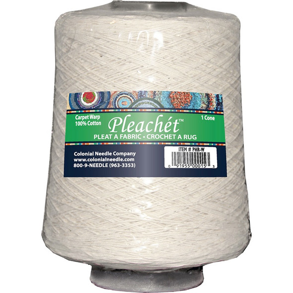 COLONIAL NEEDLE - Pleachet Carpet Warp-1lb Cone (Phr-W) 091955000153