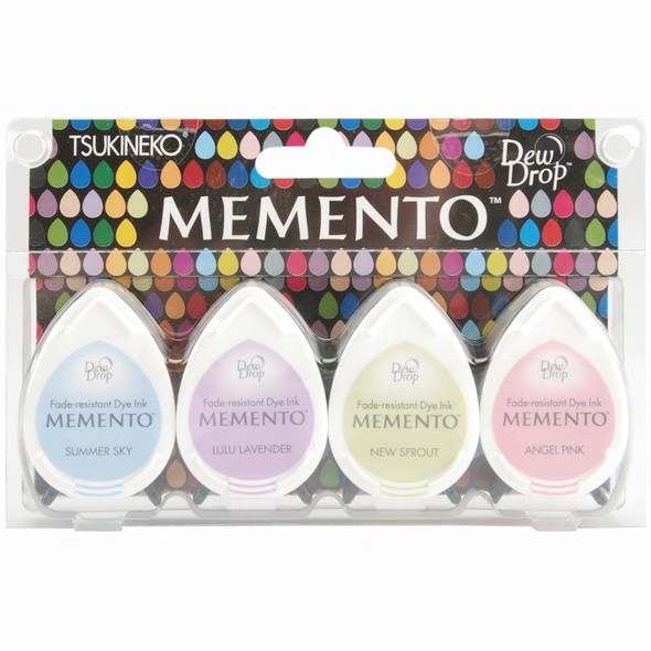 IMAGINE - Memento Dew Drop Dye Ink Pads 4/Pkg-Oh Baby! (MD-100-14) 712353240148