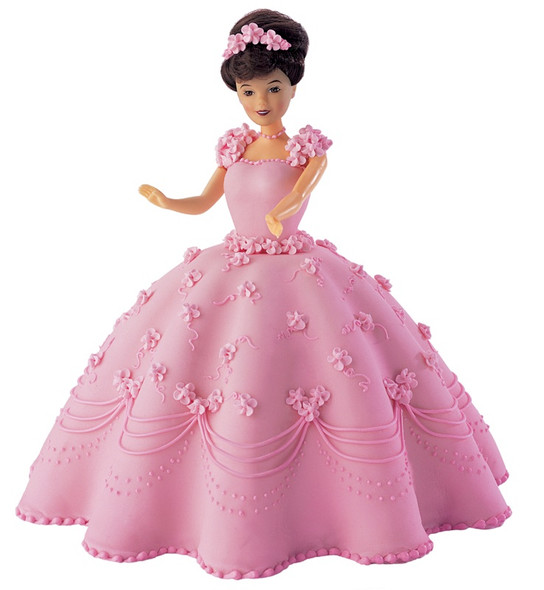 WILTON - Classic Wonder Mold-Doll Dress 8"X5" (W565WM) 070896215659