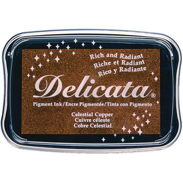 IMAGINE - Delicata Pigment Ink Pad-Celestial Copper (DE000193) 712353711938