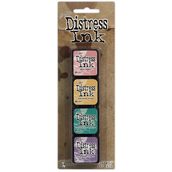 RANGER - Distress Mini Ink Pads 4/Pkg-Kit 4 (TDPK-40347) 789541040347