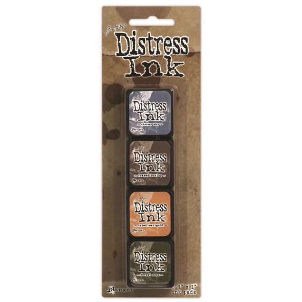 RANGER - Distress Mini Ink Pads 4/Pkg-Kit 9 (TDPK-40392) 789541040392