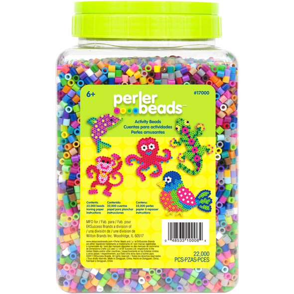 PERLER - Fused Beads 22,000/Pkg-Multicolor (17000) 048533100064