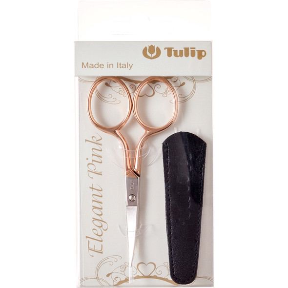 TULIP NEEDLE - Curved Embroidery Scissors-W/Sheath (TIC001E) 846550015121