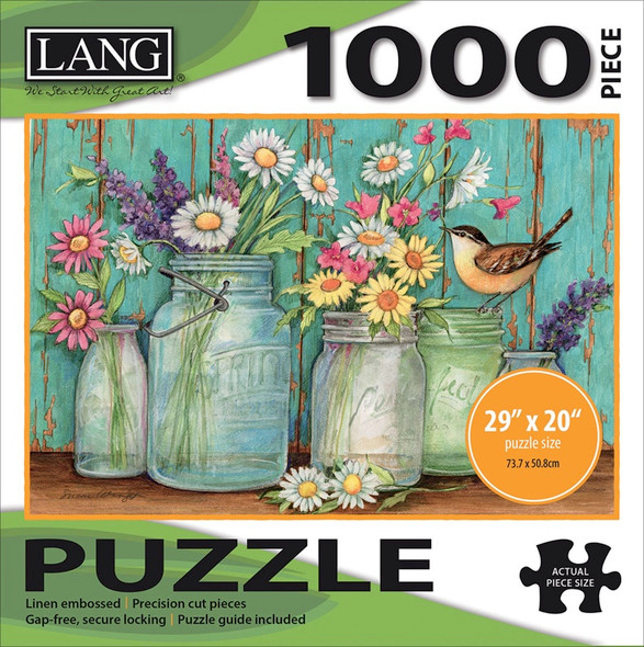 LANG - Jigsaw Puzzle 1000 Pieces 29"X20"-Mason Flowers (50380-18) 739744173861