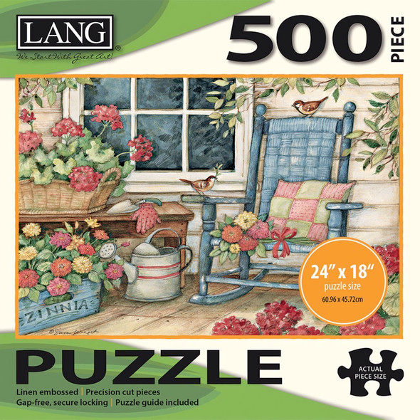 LANG - Jigsaw Puzzle 500 Pieces 24"X18"-Rocking Chair (50391-21) 739744173618