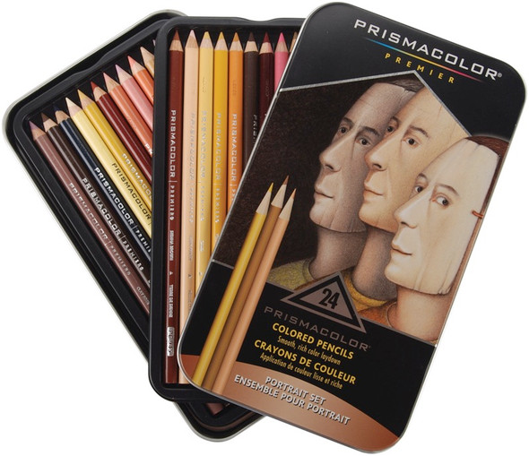 SANFORD - Prismacolor Premier Colored Pencils 24/Pkg-Portrait (25085R) 070735250858